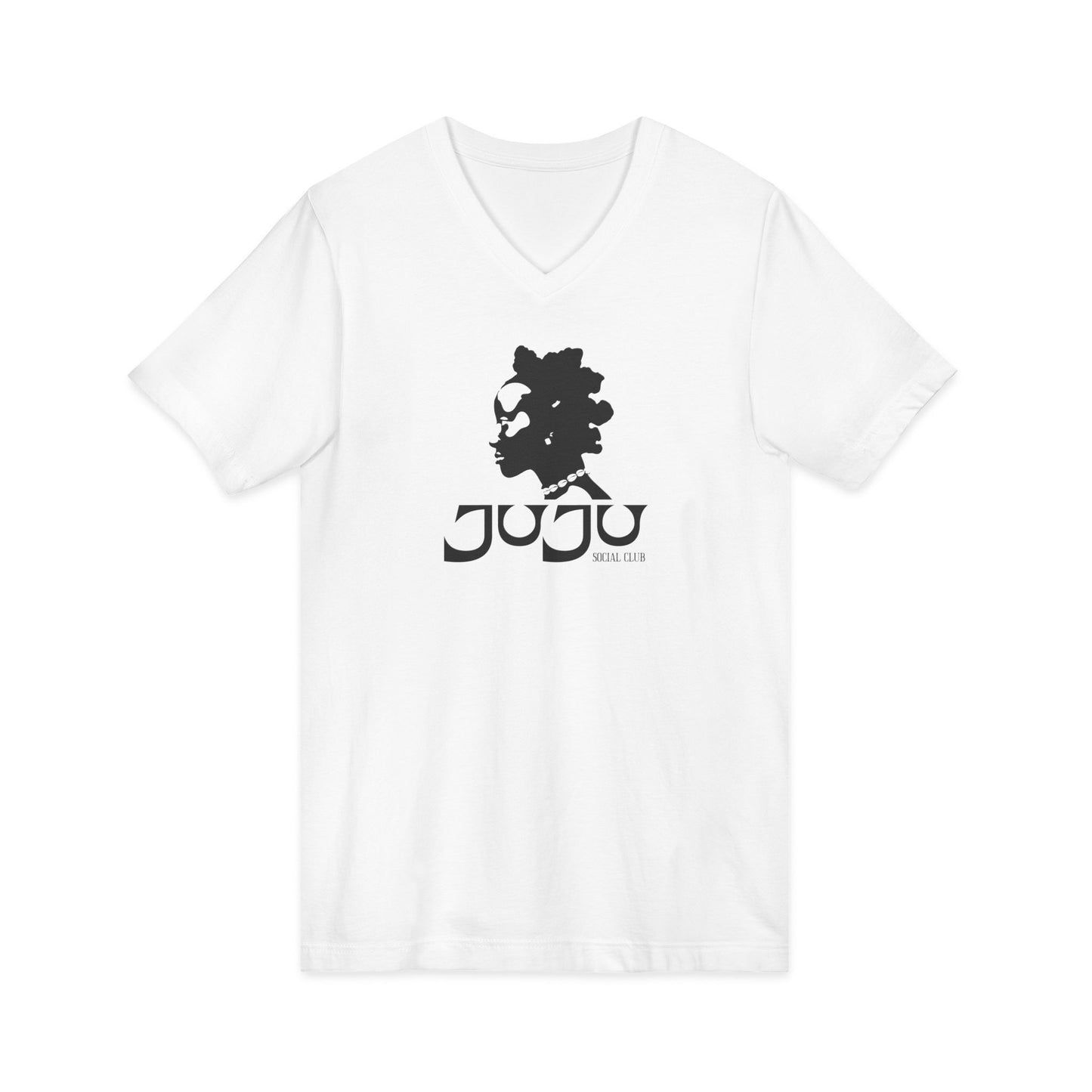 JSC Nubia V-Neck Tee Designed by Glenn Red - Black