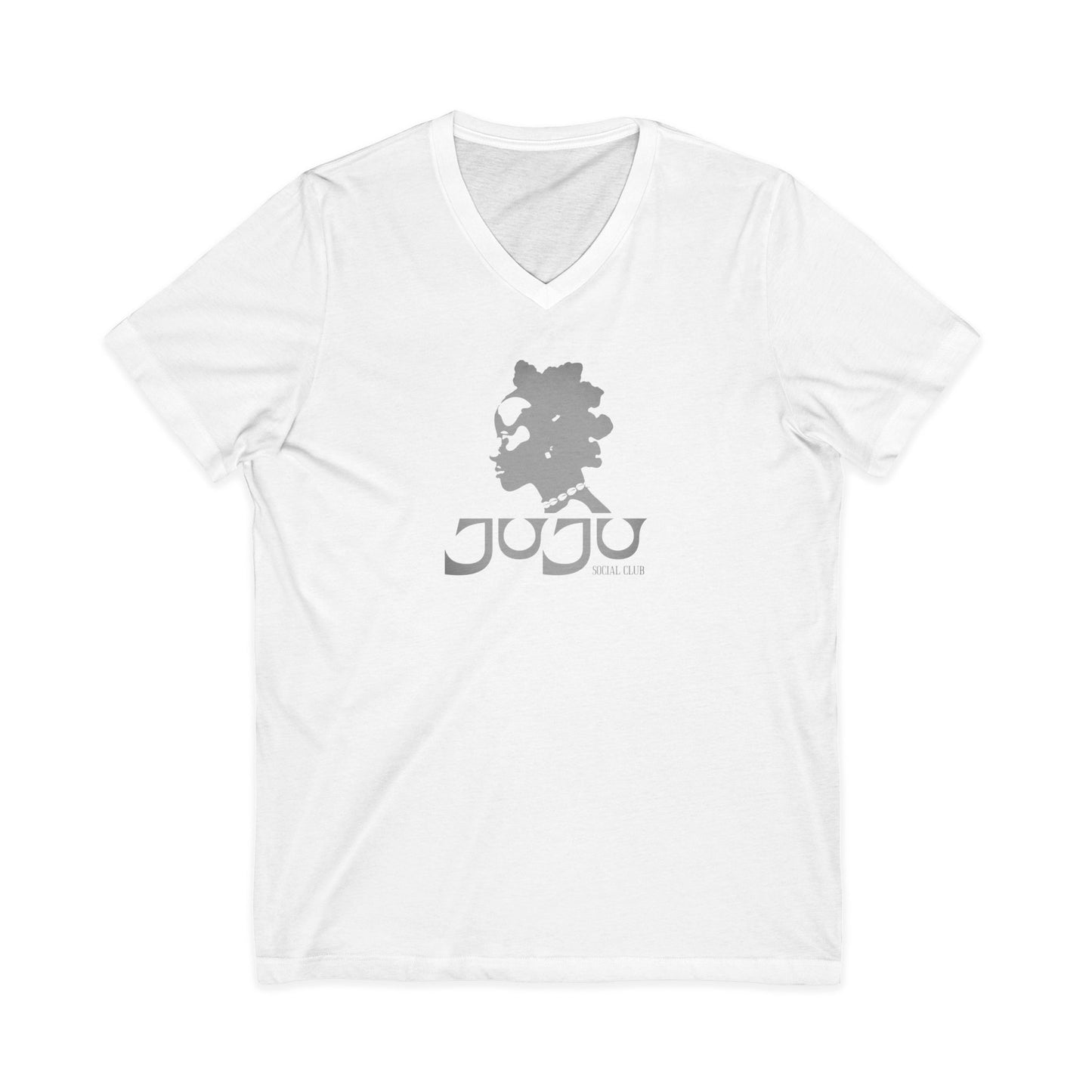 JSC Nubia V-Neck Tee Designed by Glenn Red - Grey