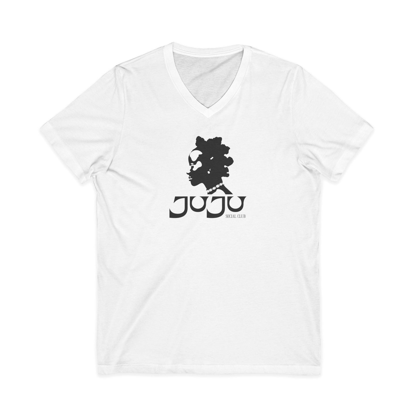 JSC Nubia V-Neck Tee Designed by Glenn Red - Black