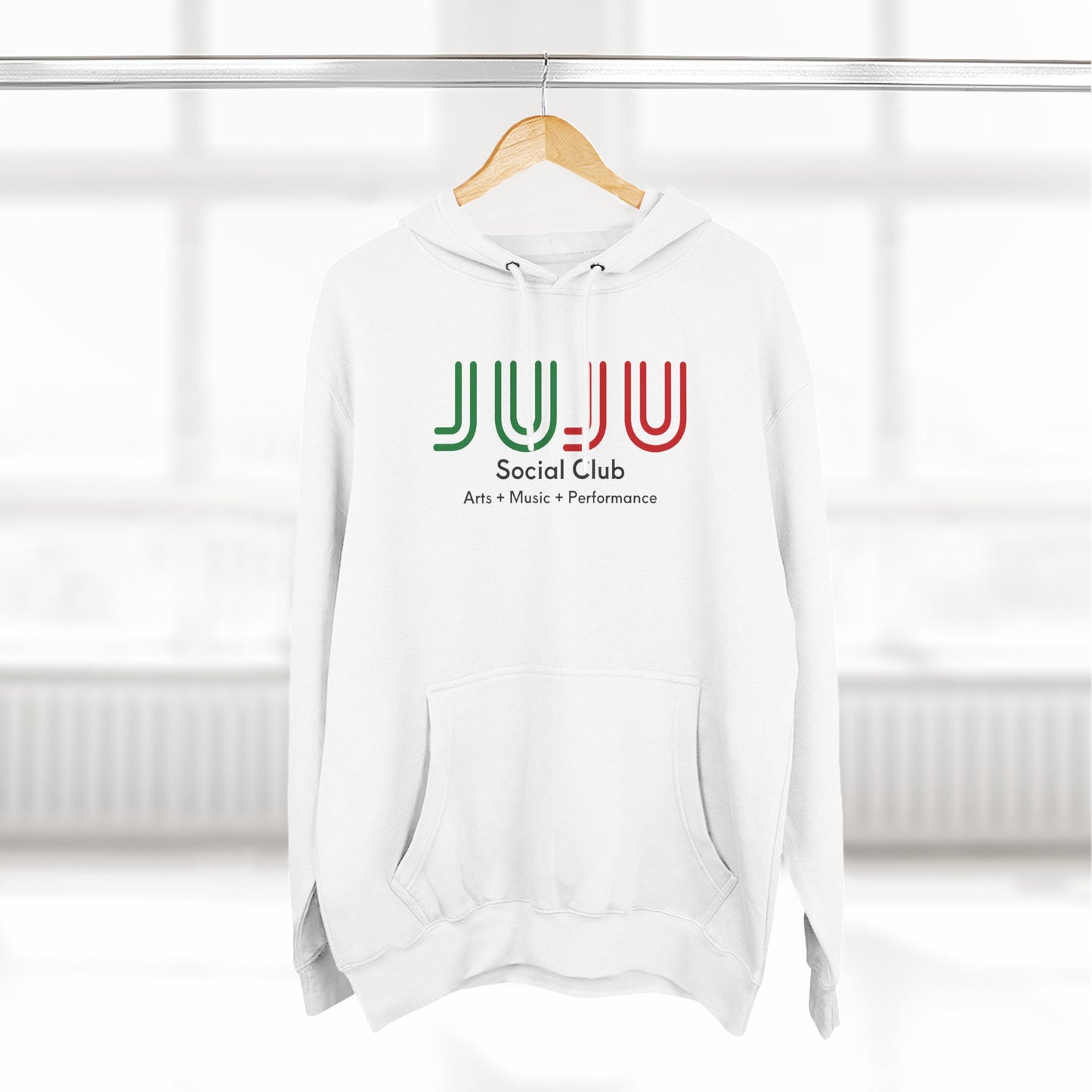 JUJU Modern Hoodie Unisex - White