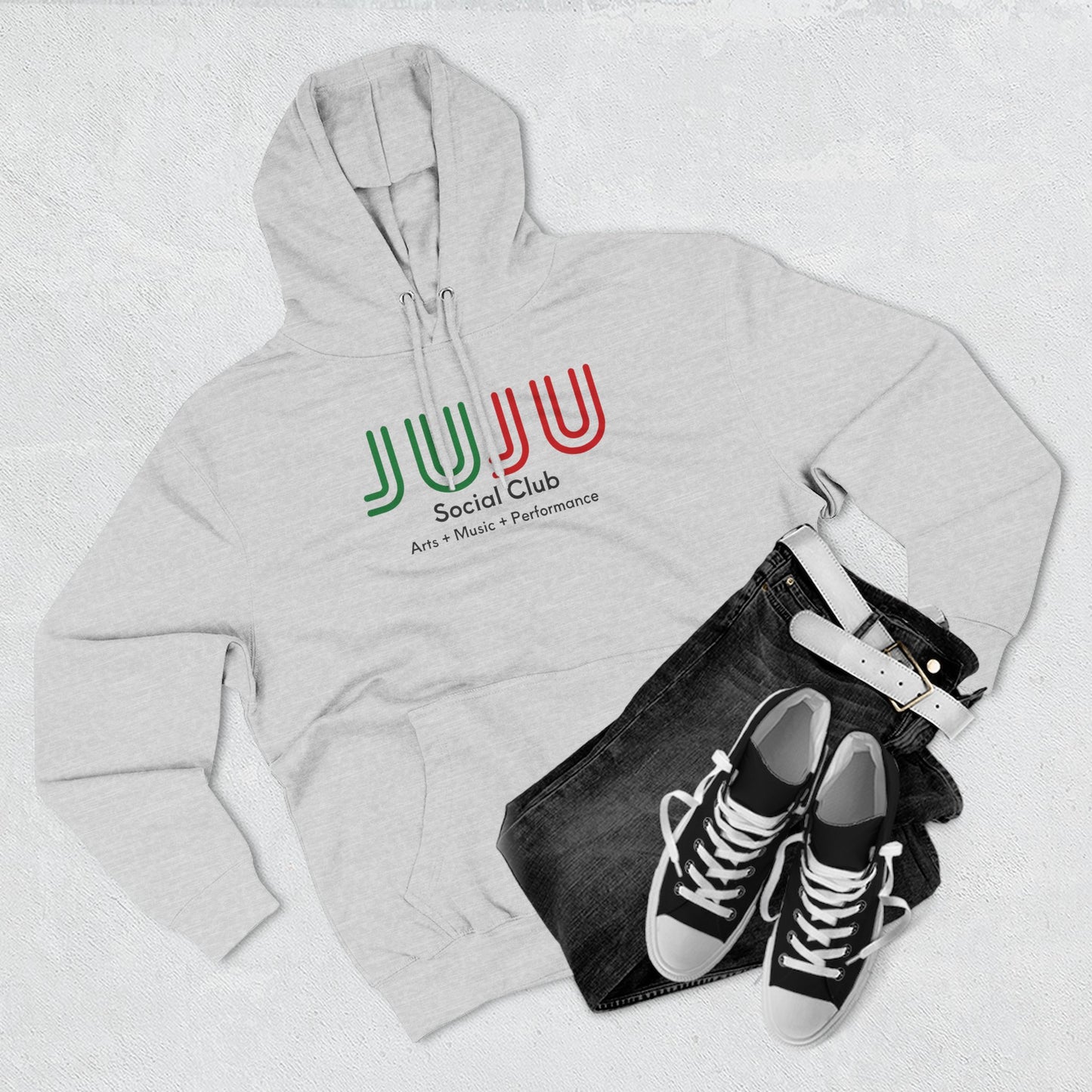 JUJU Modern Hoodie Unisex - White
