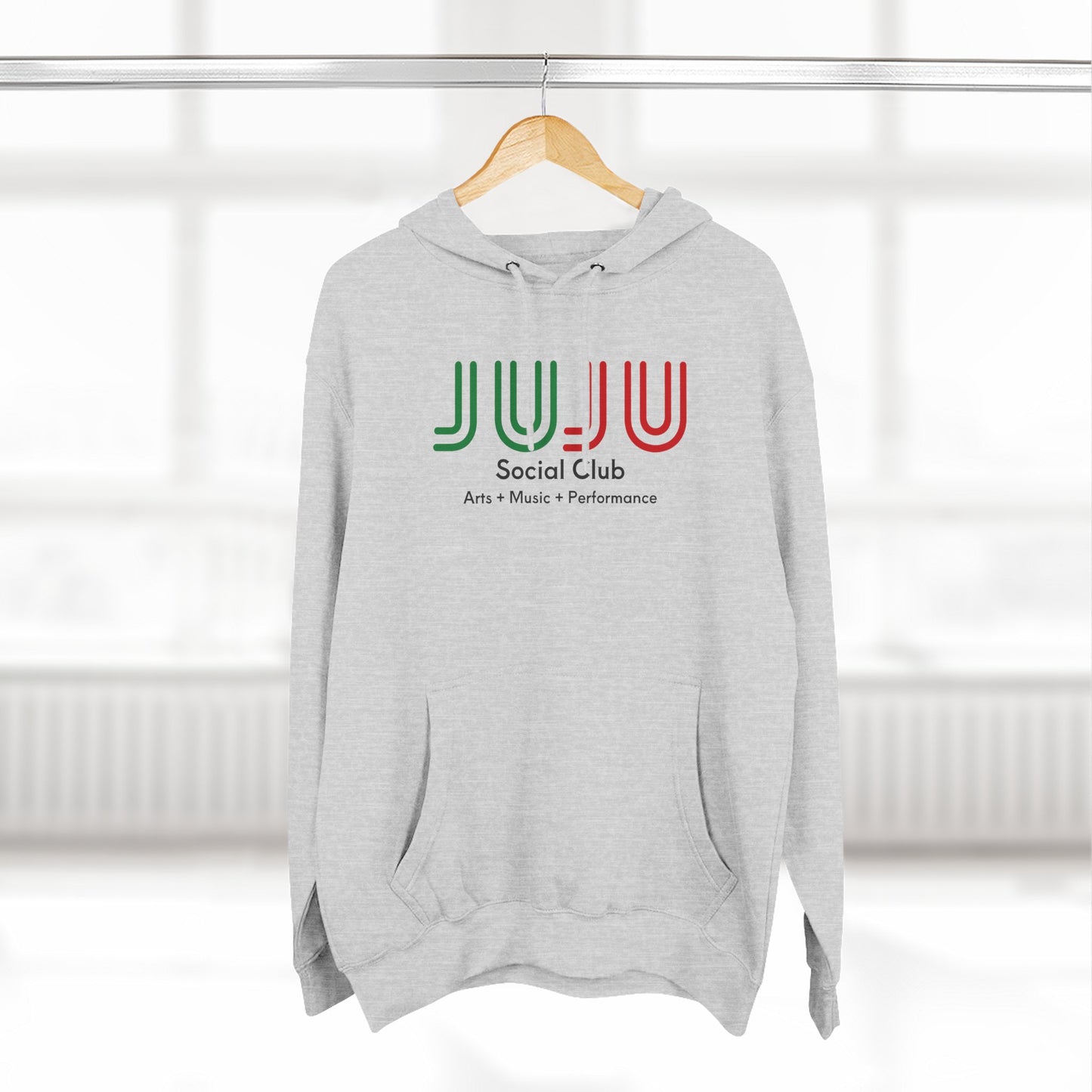 JUJU Modern Hoodie Unisex - White