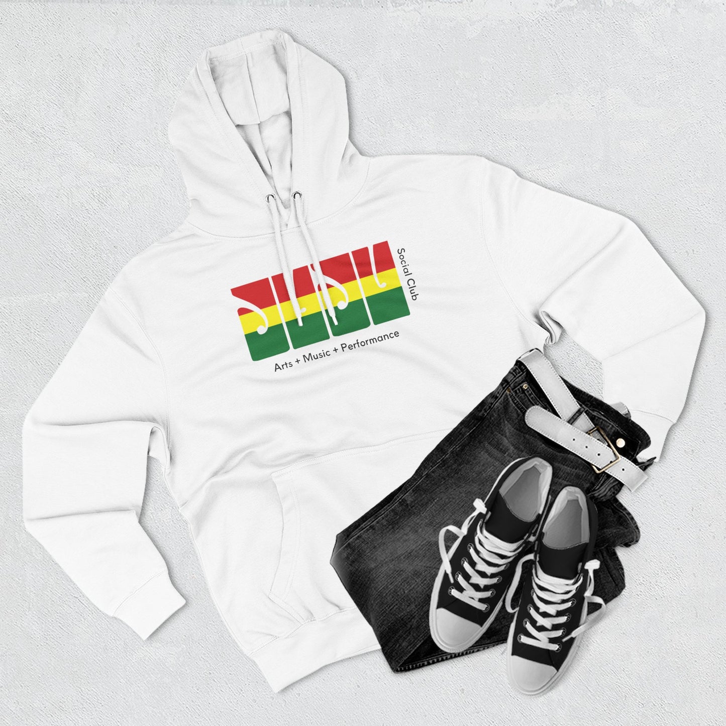 JUJU RLG Hoodie Unisex - White