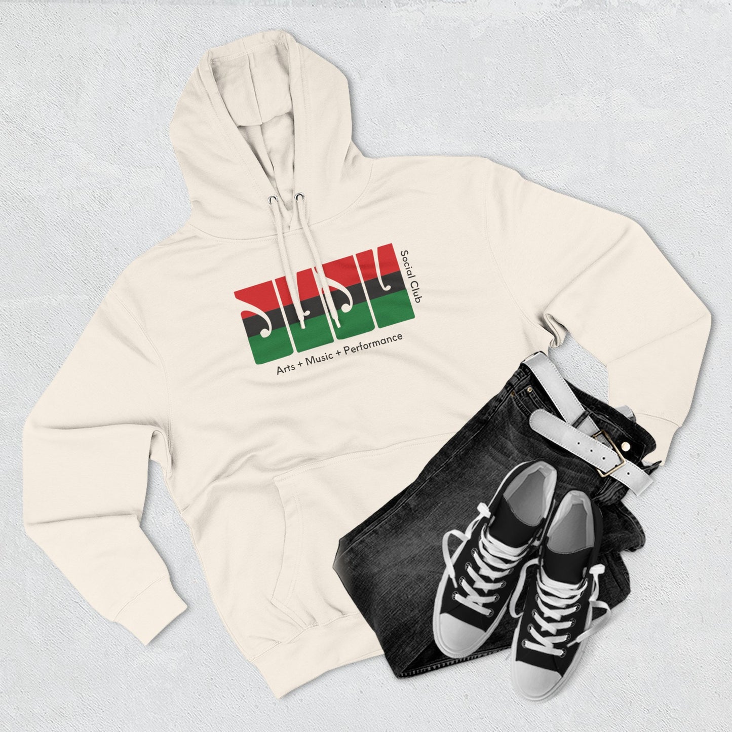 JUJU RBG Hoodie Unisex - White