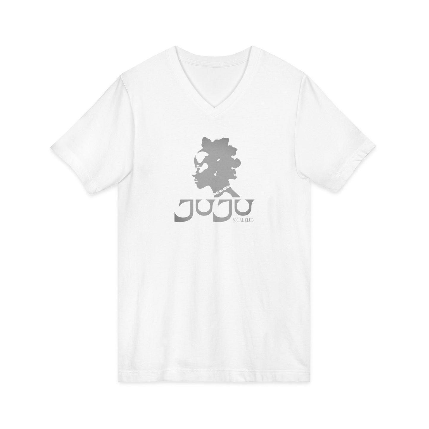 JSC Nubia V-Neck Tee Designed by Glenn Red - Grey