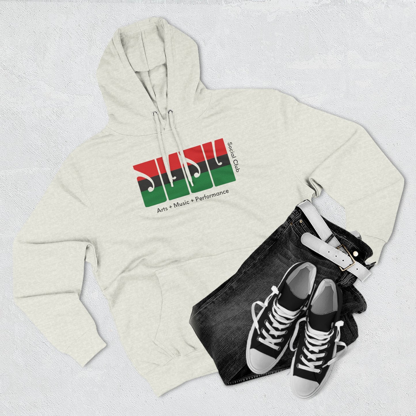 JUJU RBG Hoodie Unisex - White