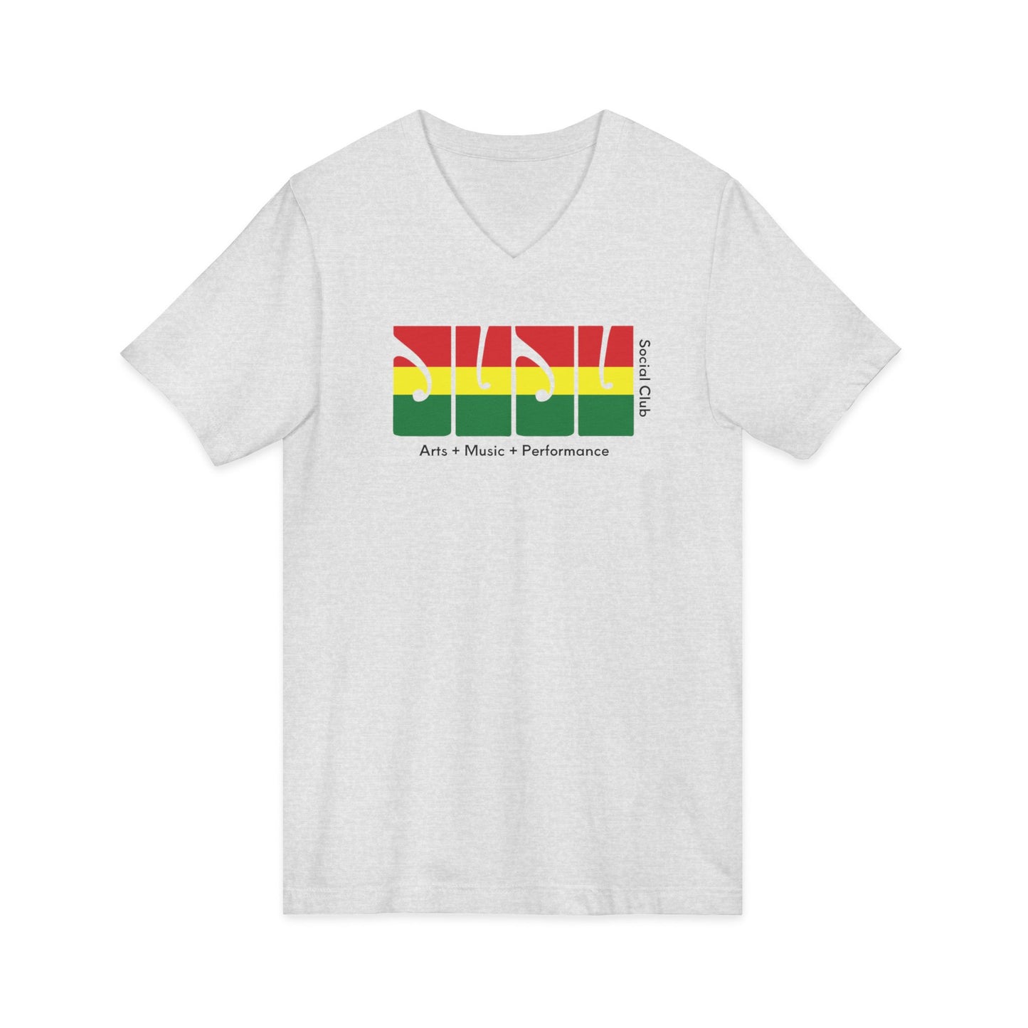 JUJU RLG Unisex V-Neck Tee - White