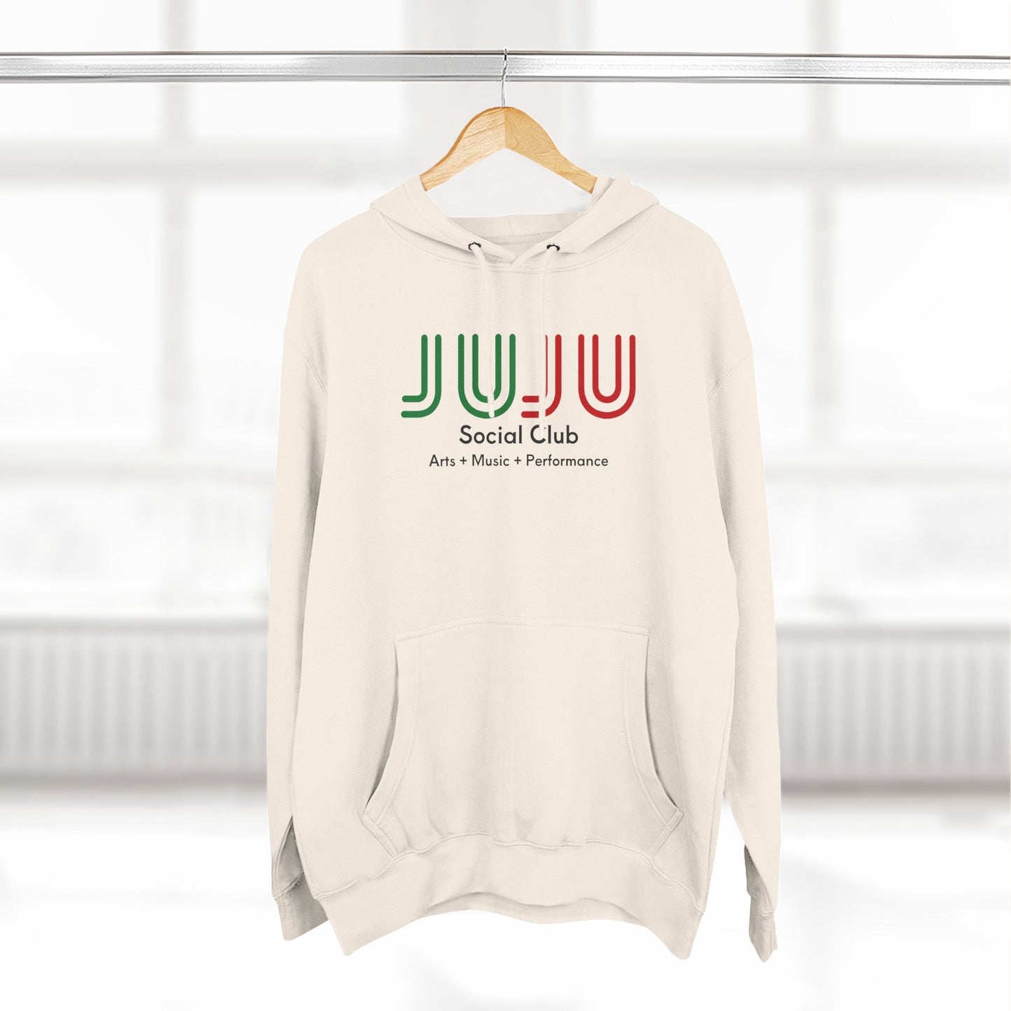 JUJU Modern Hoodie Unisex - White