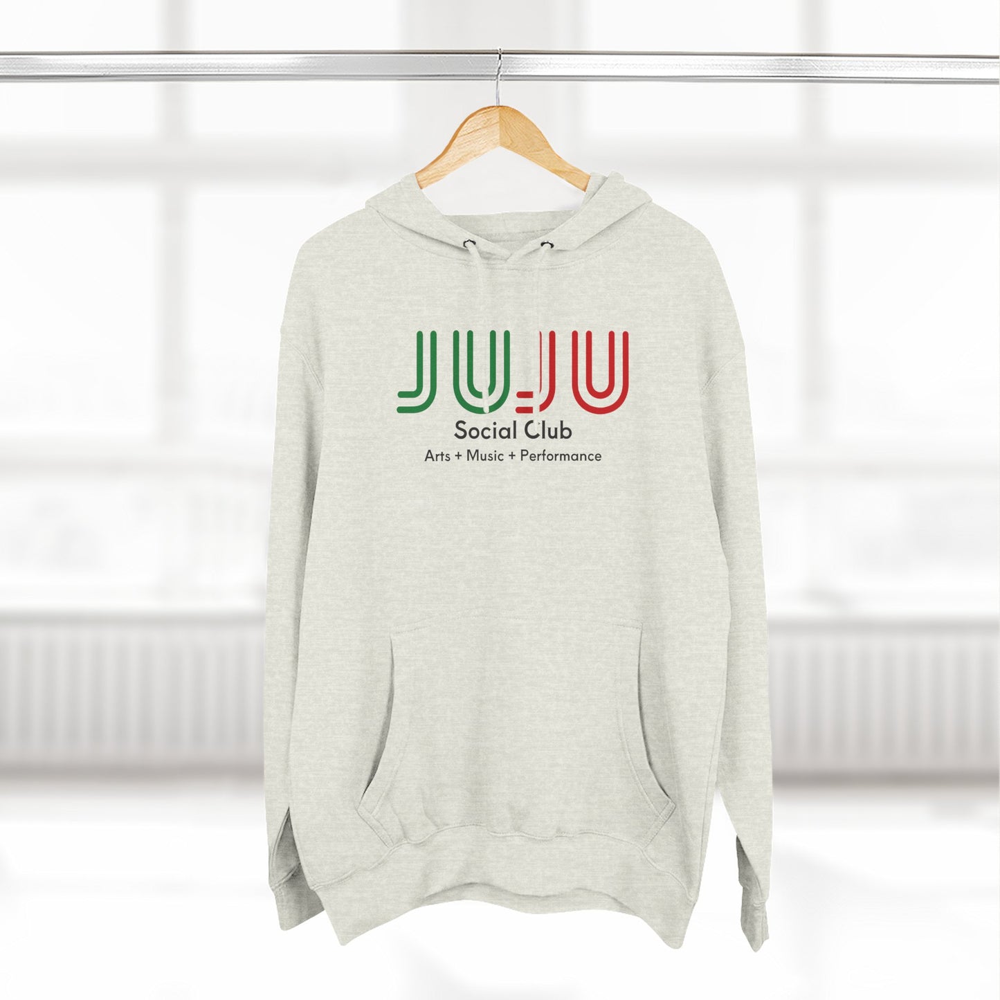 JUJU Modern Hoodie Unisex - White