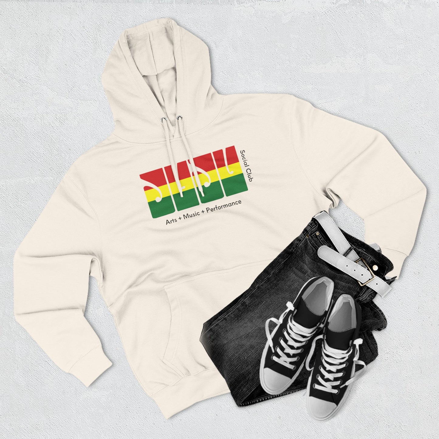JUJU RLG Hoodie Unisex - White